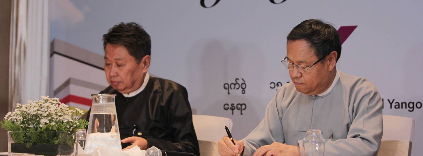 One of the leading highway express transportation company, JJ Express signs Memorandum of Agreement with G&G Convenience Store, one of Myanmar’s biggest retail business to start selling JJ Express bus e-ticket at the G&G stores.