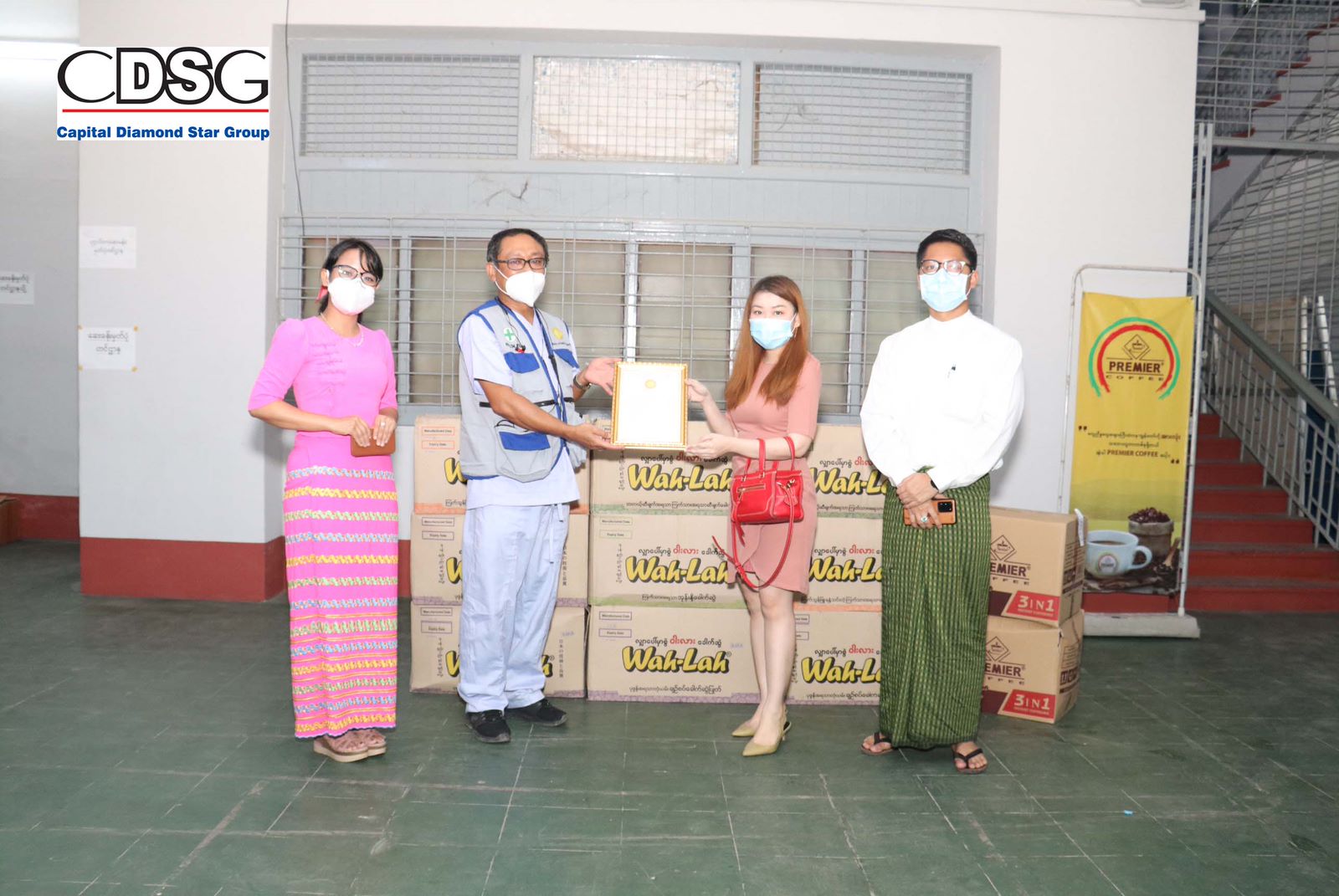 CDSG's donation to COVID-19 Prevention, Control and Treatment Committees at Yangon and Mandalay Regions